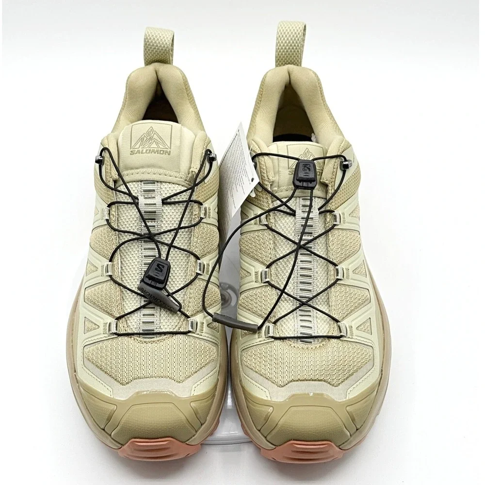 Salomon Beige and Peach Trail Running Shoes
